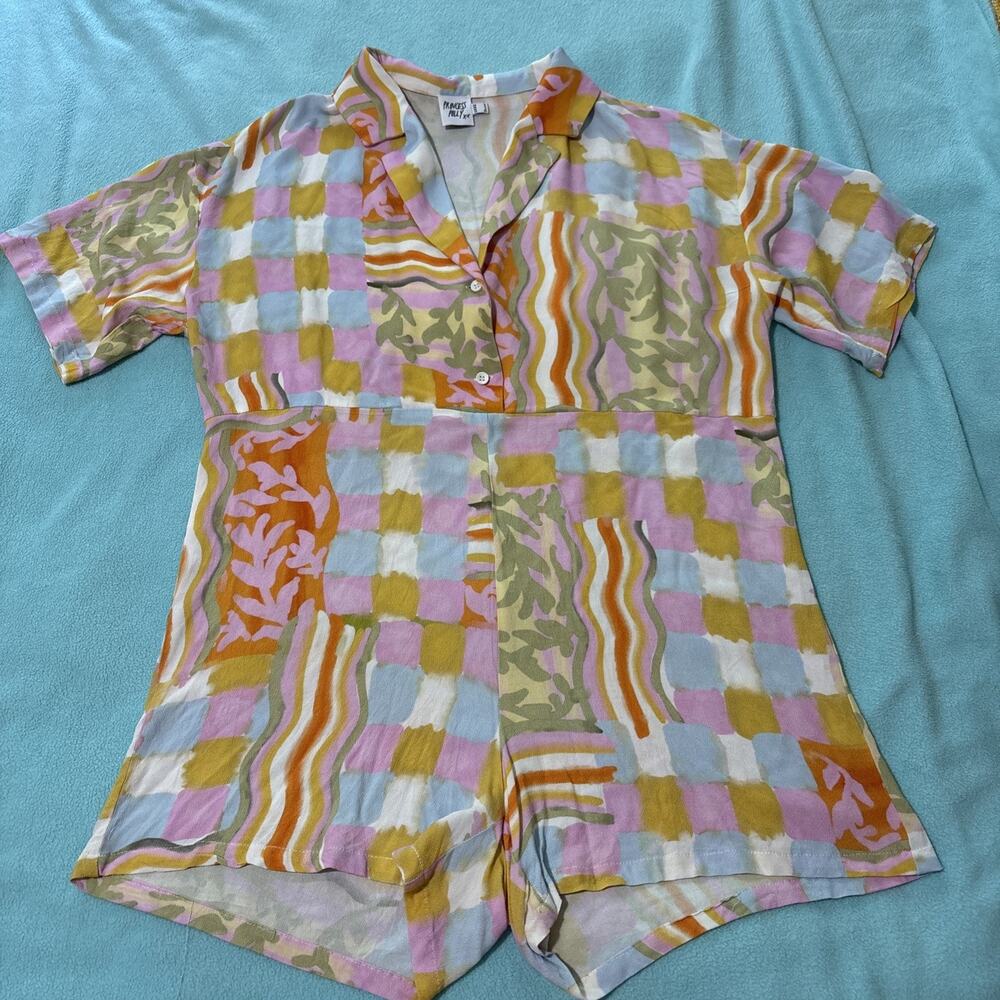 Princess Polly XX Romper 4, 100% Viscose, Soft, Boho, Peasant, Beach, EUC